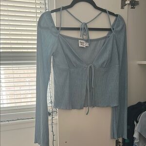 Blue princess Polly Women's Top. Never worn. Selling cuz of Closet clean.